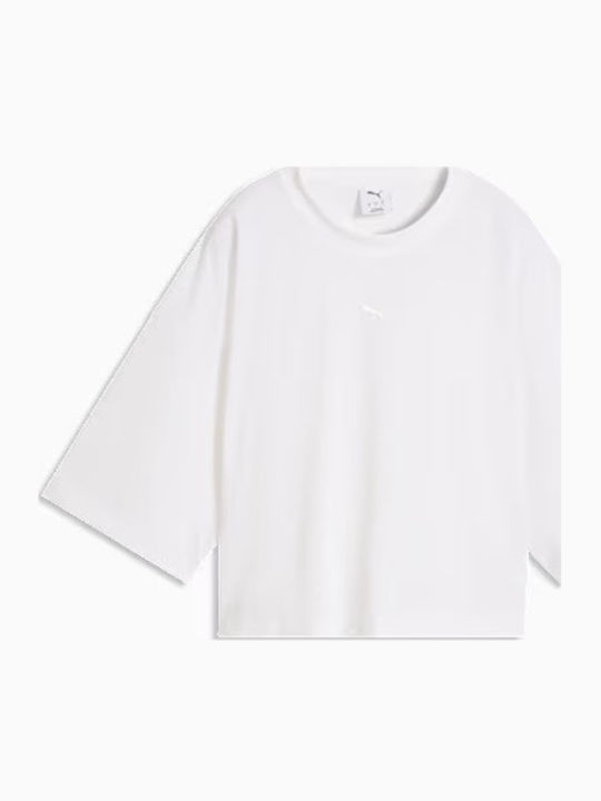 Pumatech Sense Γυναικείο Αθλητικό Oversized T-shirt White