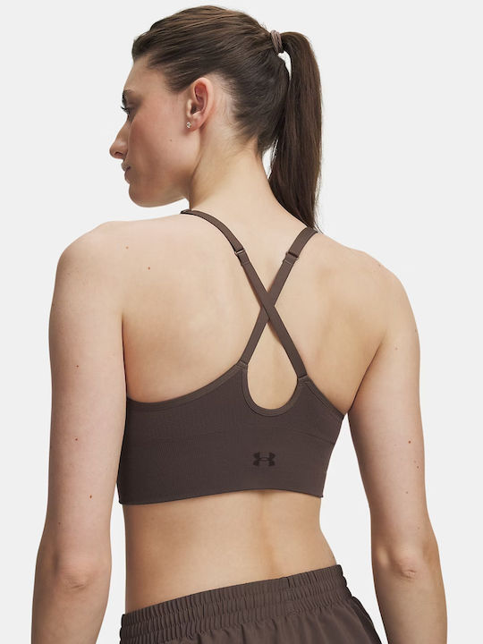 Vanish Women's Sports Bra Brown with Removable Padding