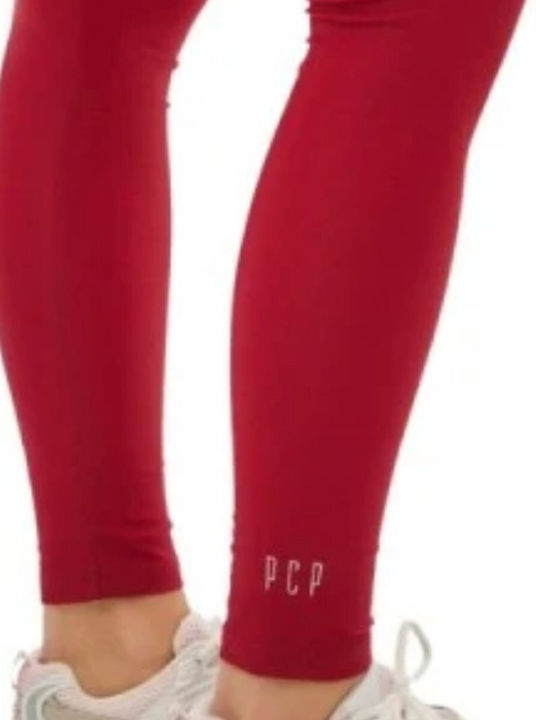 Damen Leggings Rot Rot