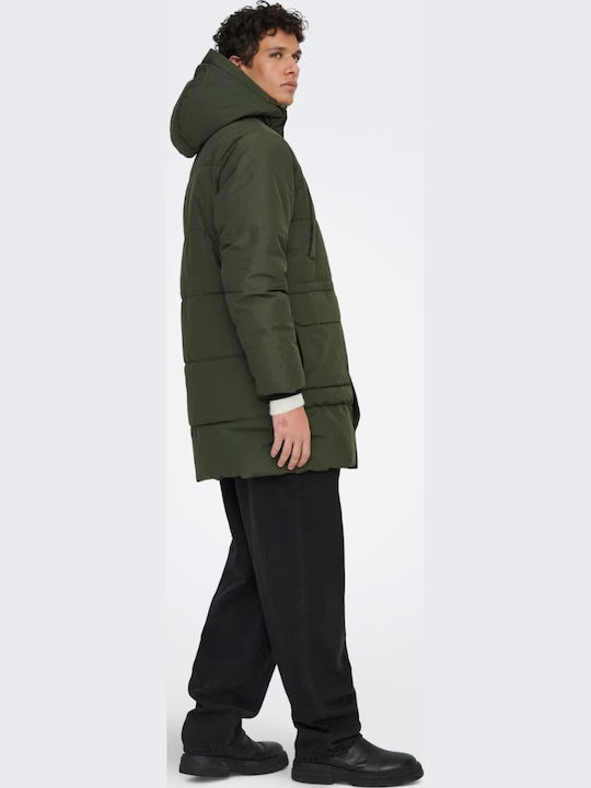 Winter Jacket Parka Green
