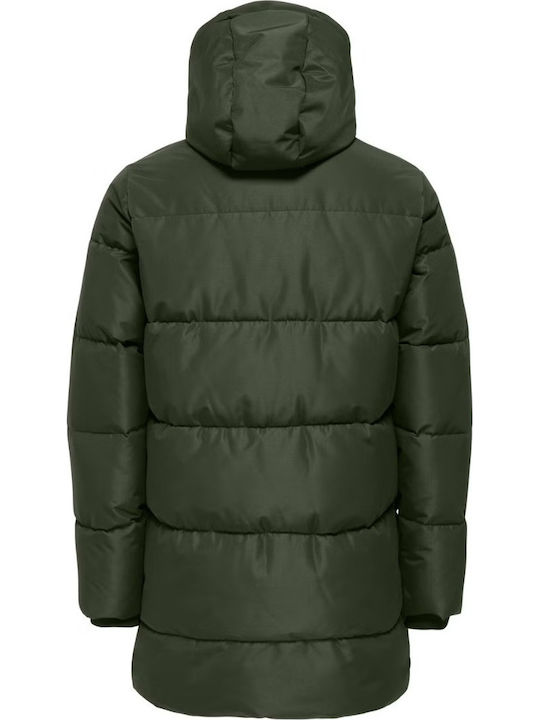 Winter Jacket Parka Green