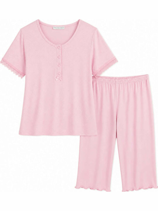 Passion Passion Damen Sommer Schlafanzug Set Rosa Passion Passion Damen Sommer Schlafanzug Set Rosa