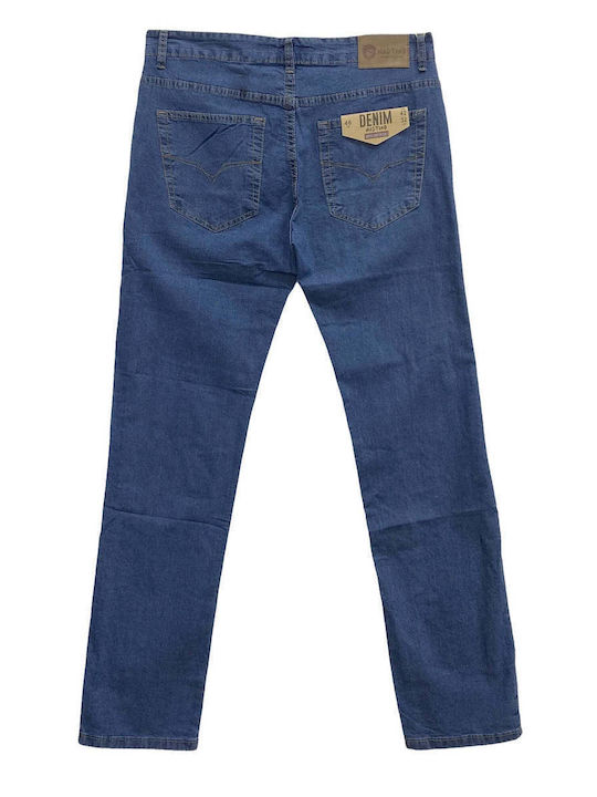 Men's Elastic Blue Jeans Pants