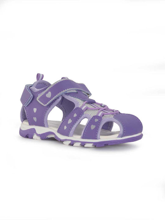 Kindersandalen Lila