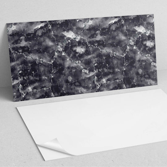 Printed Vinyl Tile Stickers Marble Veins 6x60x30 Pcs
