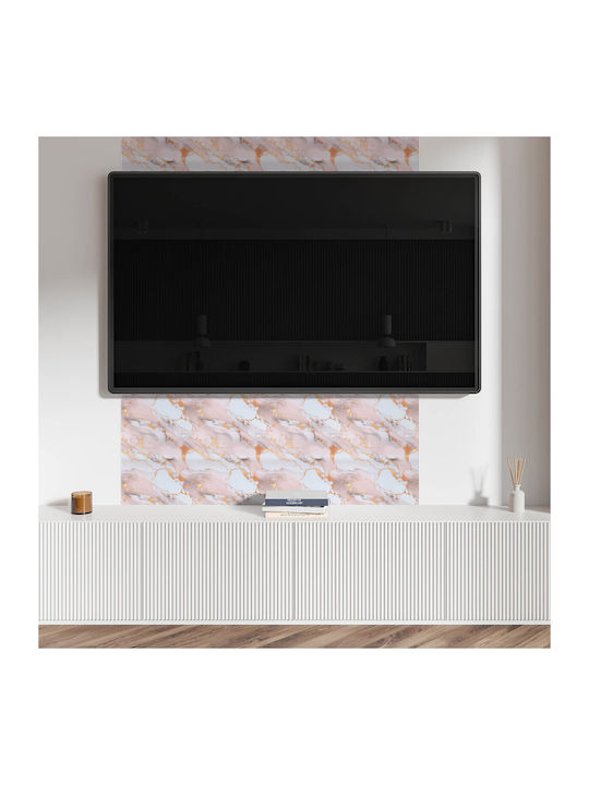 Τυπωμένα Wandsticker Kacheln Vinyl Muster Marmor Dekorative Elemente 6x60x30 cm