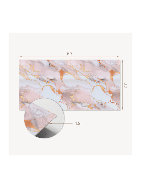 Τυπωμένα Wandsticker Kacheln Vinyl Muster Marmor Dekorative Elemente 6x60x30 cm