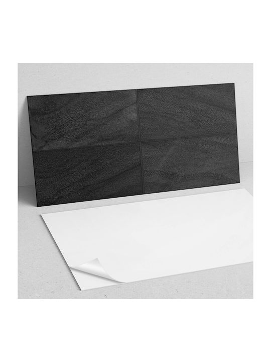 Decorațiune Din Vinil Imprimare Asamblare Fără Unelte Plăci Piatră Închisă 6x60x30 Bucăți