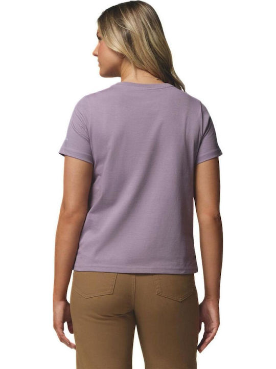 Bend Graphic Women's T-shirt Lilac