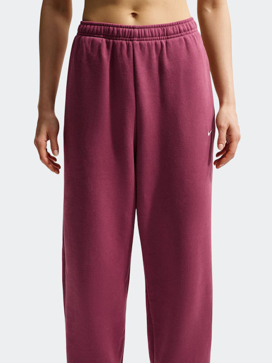 Studio Fleece Pantaloni de Trening Fleece Roz Smoke / Sail