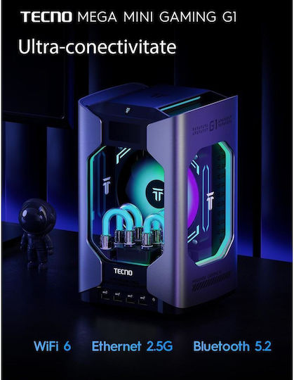 Tecno Mega Mini Gaming G1 Gaming Desktop PC (i9-13900H/32GB /1TB SSD/GeForce RTX 4060/W11 Home)