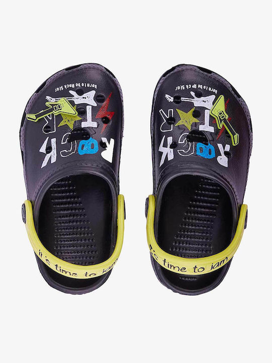 Kids Beach Clogs Black