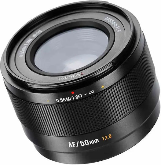 7artisans Crop Kameraobjektiv LITE AF 50mm f/1.8 Festbrennweite für Nikon Z Berg Schwarz