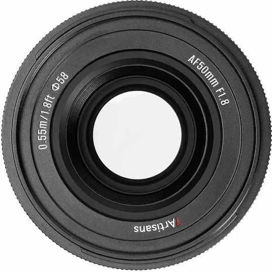 7artisans Crop Kameraobjektiv LITE AF 50mm f/1.8 Festbrennweite für Nikon Z Berg Schwarz