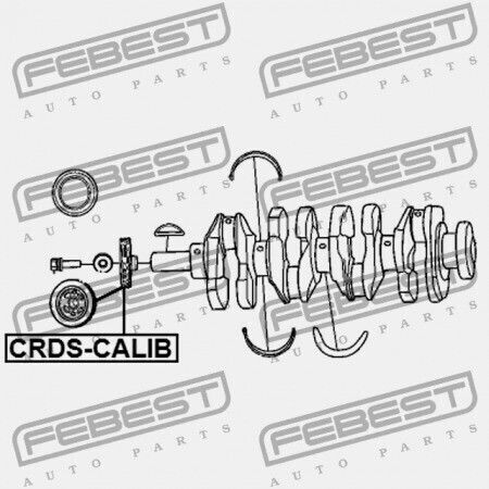Chrysler Sebring Ii Crankshaft Pulley 2006-2010 23124-25000