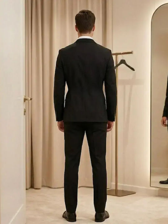Men's Groom's Suit Black