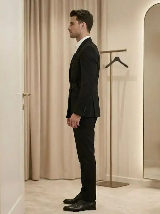 Men's Groom's Suit Black