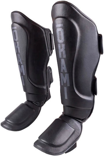 Okami Adults Black Shin Guards