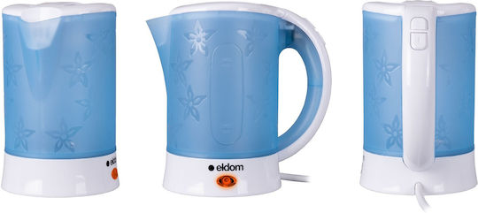 Eldom Reisegröße Wasserkocher 600ml 550W Blau