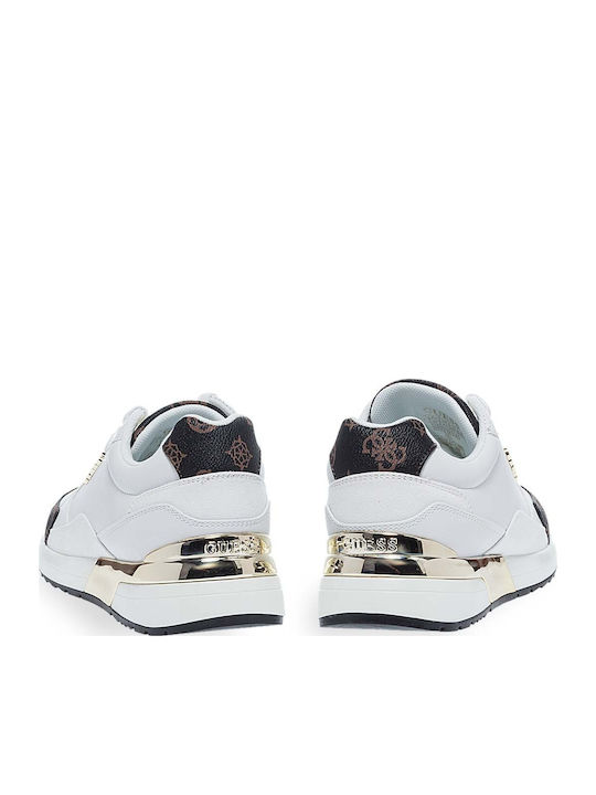 Moxea Sneakers Alb / Negru