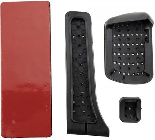 NTY Set De Pedale Auto Universal Argintii 3 Bucăți
