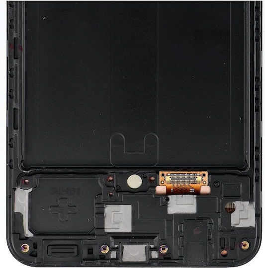 Fixcell Lcd Display Samsung A50 Amoled Frame Black Change Glass Oem