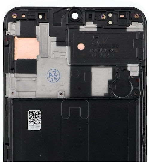 Fixcell Lcd Display Samsung A50 Amoled Frame Black Change Glass Oem