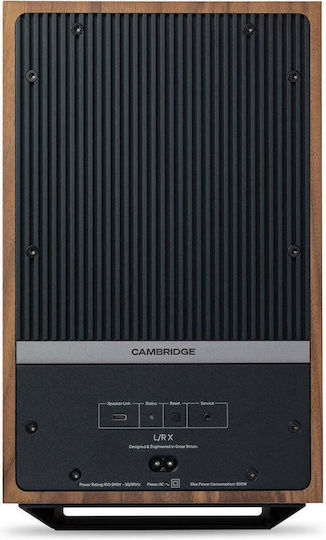 Cambridge Audio L/R X Aktive Lautsprecher mit WLAN & Bluetooth 400W Walnuss