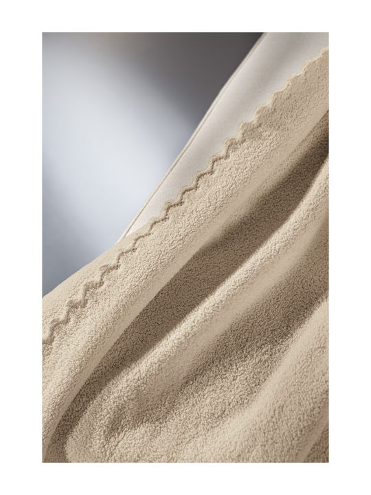 Guy Laroche Blanket Cot Baby Bear Fleece Beige 100x140cm