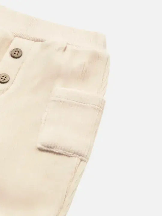 Kinderhose aus Cord Beige