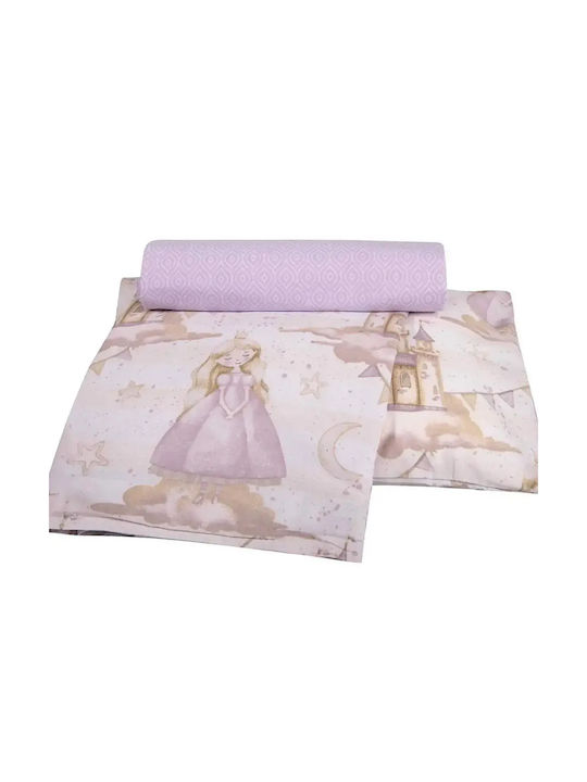 Greenwich Polo Club Set Baby Crib Sheets Cotton 8862 Pink 130x170cm 3pcs