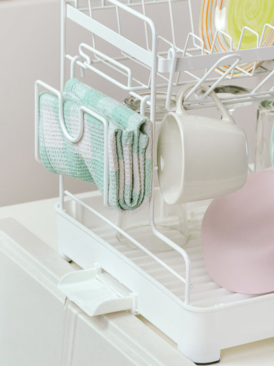 Nava Sink Strainer Metallic White