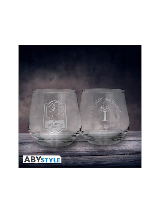 Abysse Set Gläser Wasser aus Glas 2Stück