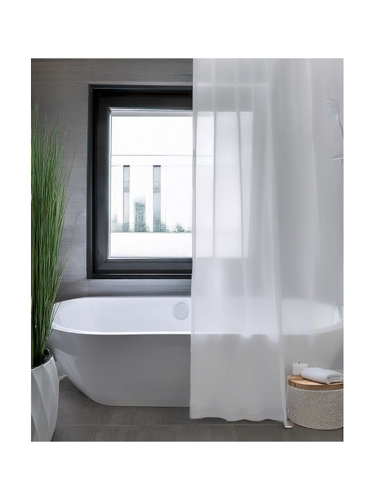 Guy Laroche Shower Curtain 180x180cm Transparent