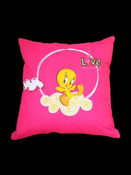 Viopros Детска Декоративна Възглавница Tweety 10 40x40см