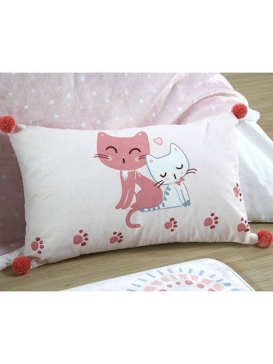 Pernă Decorativă Pentru Copii S-F Zoeline Roz 50x30cm
