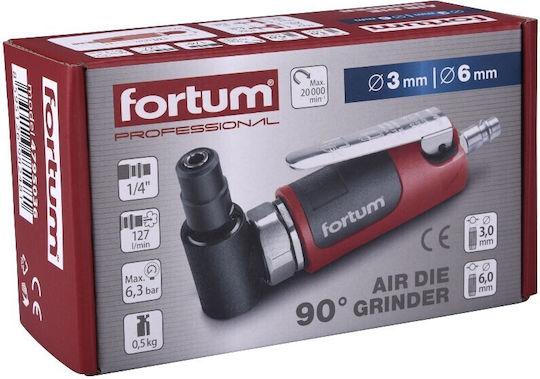 Polizor Pneumatic Drept Extol 90° 6.3 Bar 1.4"