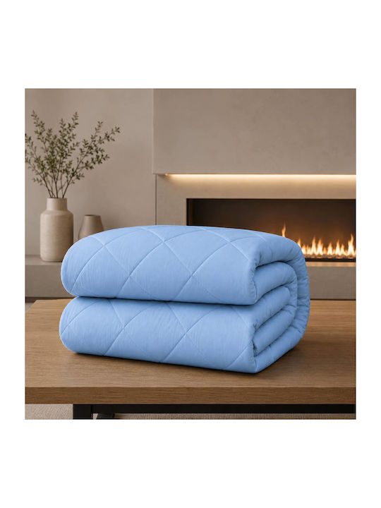 Astron Italy Übergröße Steppdecke 220x240cm Blau 350 GSM