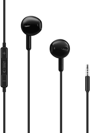 Tech-Protect UltraBoost Core G4 Earbuds Handsfree Earphones with 3.5mm Jack Black
