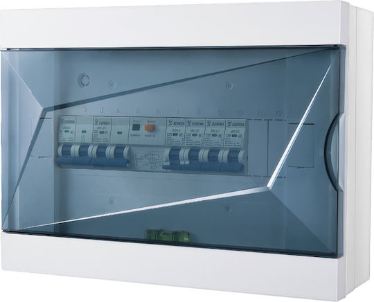 Lineme Wall mounted 12-Elements Fuse Box with 1 Row