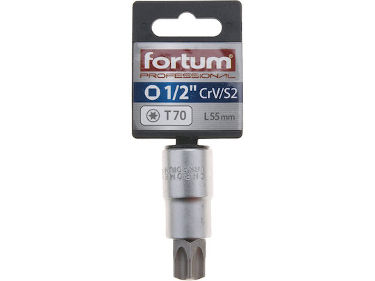 Biți Cu Cap Hexagonal Torx 1/2" Fortum 4700729 T70 L 55mm