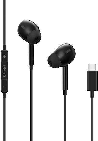 Tech-Protect UltraBoost Core G3 In-ear Handsfree Earphones with USB-C Plug Black