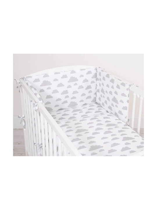 Bobono Set Kinderbettbezug Gray 90x120cm