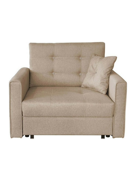 Viva lux I Πολυθρόνα Κρεβάτι Μπεζ 103x98x85cm