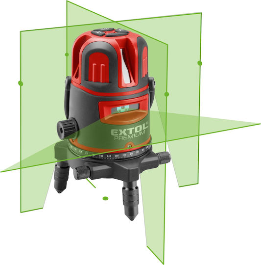 Extol Nivelator Laser Liniar cu Fascicul Verde 4V cu Distanță de Lucru 30m