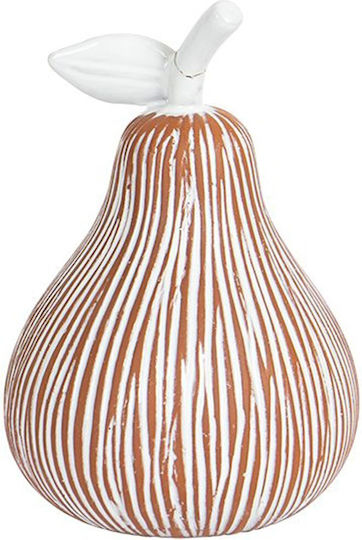 Decorative Pear made of Ceramic Material 10.5x10.5x16.2cm 1pcs