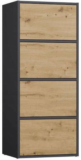 Шкаф за Офис Дървен Anthracite 48.5x40x119.5cm