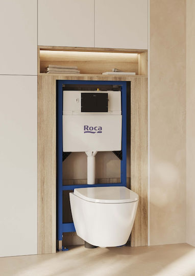 Roca Duplo Eingebaut Kunststoff Toiletten-Spülung Rechteckig