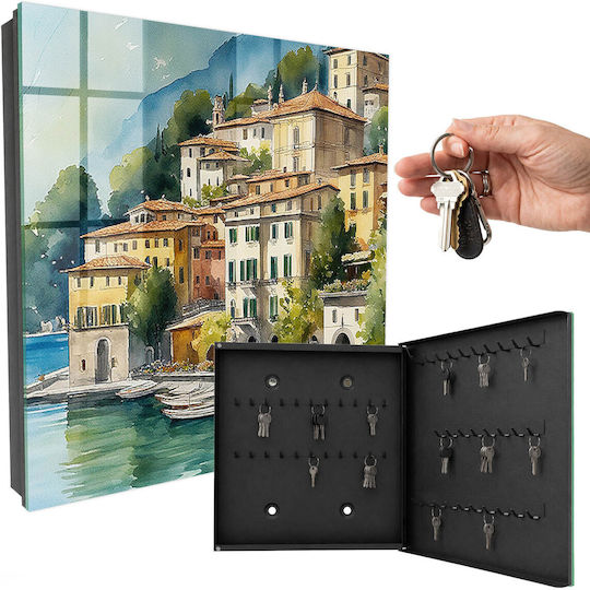 Tulup Metallic Wall Key Hook 50 Hooks 30x30x5cm