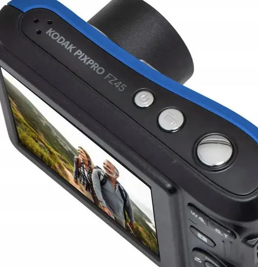 Kodak PIXPRO FZ45 Freundliche Kompaktkamera 16MP Full HD (1080p) Optischer Zoom 4x Blaue
